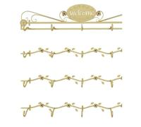 Customize what you need Wall-Mounted Underwear Display Rack, Lingerie Shop Retail Stores Multipurpose Wall Display Shelf for Bras Intimates Panties Underclothing(B,L120cm)