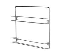 Customize Your British Spice Rack With Colour And Size To Suit Your Kitchen (2 Tier, Chrome)