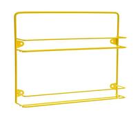 Customize Your British Spice Rack With Colour And Size To Suit Your Kitchen (2 Tier, Yellow)