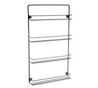 Customize Your British Spice Rack With Colour And Size To Suit Your Kitchen (4 Tier, Black)
