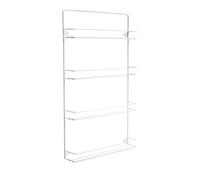 Customize Your British Spice Rack With Colour And Size To Suit Your Kitchen (4 Tier, White)
