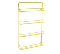 Customize Your British Spice Rack With Colour And Size To Suit Your Kitchen (4 Tier, Yellow)