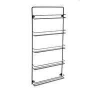 Customize Your British Spice Rack With Colour And Size To Suit Your Kitchen (5 Tier, Black)