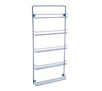 Customize Your British Spice Rack With Colour And Size To Suit Your Kitchen (5 Tier, Blue)