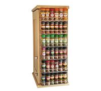 Customize Your British Spice Rack With Colour And Size To Suit Your Kitchen (5 Tier, Cream)