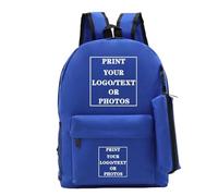 Customize Your Logo Name Image Teenager Backpack Children Schoolbag Students Backpack Set Color12,43 * 32 * 12cm