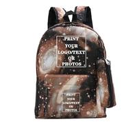 Customize Your Logo Name Image Teenager Backpack Children Schoolbag Students Backpack Set Color2,43 * 32 * 12cm