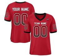 Customize Your Own American Football Jersey Printed with Name Number Logo Personalized Rugby Shirt for Men Youth Women Kids