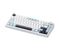 Customized 75% Layout Mechanical Gaming Keyboard With Three Modes Wireless 2.4G BT RGB PBT OEM Profile And Gasket Design(ICE VEIN AXIS)