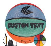 Customized Basketball, DIY Custom Personalized Basketball, Outdoor Indoor Game Basket Ball Size 5/6/7, Training Basketballs for Kids Youth Adult, Printed with Your Personalized Text (No.7)