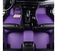 Customized Car Floor Mats Compatible with BMW 1,2,3,4,5,6,7,8 Series,i3,i4,i8,iX,iX3,X1,X2,X3,X4,X5,X6,X7,Z4 2002-2024 All Weather Leather Non-Slip Car Mats (3D Purple)