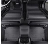 Customized Car Floor Mats Compatible with BMW 1,2,3,4,5,6,7,8 Series,i3,i4,i8,iX,iX3,X1,X2,X3,X4,X5,X6,X7,Z4 2002-2024 All Weather Leather Non-Slip Car Mats (Black Stripe)