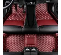 Customized Car Floor Mats Compatible with BMW 1,2,3,4,5,6,7,8 Series,i3,i4,i8,iX,iX3,X1,X2,X3,X4,X5,X6,X7,Z4 2002-2024 All Weather Leather Non-Slip Car Mats (3D Wine red)