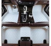Customized Car Floor Mats Compatible with Hyundai Elantra,Tucson, Veloster, Sonata, Accent,Equus,Palisade,Tiburon,Tucson etc Non-Slip Leather Car Floor Liners (3D White)