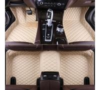 Customized Car Floor Mats for Chery Omoda 5 2022(RHD), Full Surround Leather Car Floor Mats Non-Slip Protection Set Liners Interior Accessories,D/Beige