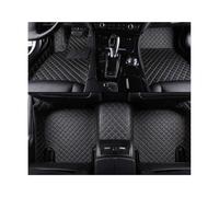 Customized Car Floor Mats, for Toyota RAV4 IV CA40 2013-2018 Faux Leather Full Coverage Pads Carpets Protection Car Mat Non-Slip All Weather,A-Black
