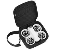Customized Carrying Case for DJI Neo Drone, Small PU&Lycra Shoulder Bag, Portable Bag for Neo Drone and Accessories, Black, Carrying Case