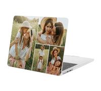 Customized Case for MacBook Pro 16 inch 2020 2019 Release A2141, Add Your Personalized Collage Pictures, Custom Protective Plastic Hard Shell Cover Skin for Mac 16" with Touch Bar Touch ID, Clear