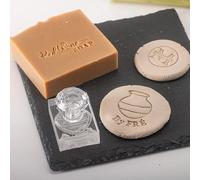 Customized Ceramic Signature Pottery Stamp, Personalized Brass Clay Logo Stamp, Gifts for Pottery Maker