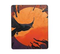Customized Crow close-up, flying over the sunset Mouse Pad - Unique Design for Gaming & Office, Full-Color Print, Non-Slip Rubber Base, Perfect for Laptop & Computer Desks