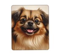 Customized Cute Pomeranian Mouse Pad - Unique Design for Gaming & Office, Full-Color Print, Non-Slip Rubber Base, Perfect for Laptop & Computer Desks