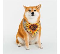 Customized Dog Bandanas - Unique Designs for Everyday & Special Occasions, Perfect for Dog Clothes, Birthday, Valentine's Day, and More Decorative Bloom Art