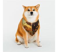 Customized Dog Bandanas - Unique Designs for Everyday & Special Occasions, Perfect for Dog Clothes, Birthday, Valentine's Day, and More Elephant Sunset Walk