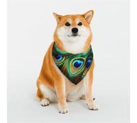 Customized Dog Bandanas - Unique Designs for Everyday & Special Occasions, Perfect for Dog Clothes, Birthday, Valentine's Day, and More Colorful Feathers