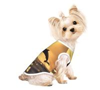 Customized Dog Clothes - Unique Patterned Dog Sweater, Cat Clothes, and More - Perfect for Small to Medium Dogs - Stylish & Comfortable Pet Apparel Backlight Golden Moment, Dolphins Jumping Medium