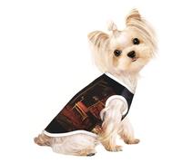 Customized Dog Clothes - Unique Patterned Dog Sweater, Cat Clothes, and More - Perfect for Small to Medium Dogs - Stylish & Comfortable Pet Apparel Lakeside Bonfire Cabin Large