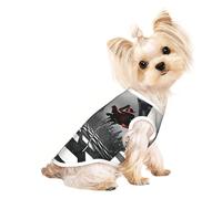 Customized Dog Clothes - Unique Patterned Dog Sweater, Cat Clothes, and More - Perfect for Small to Medium Dogs - Stylish & Comfortable Pet Apparel Roses on the Black and White Checkered Floor Large