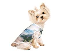 Customized Dog Clothes - Unique Patterned Dog Sweater, Cat Clothes, and More - Perfect for Small to Medium Dogs - Stylish & Comfortable Pet Apparel 3D Rendering of Tropical Landscapes Small