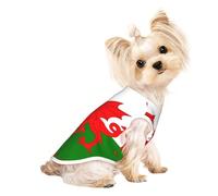 Customized Dog Clothes - Unique Patterned Dog Sweater, Cat Clothes, and More - Perfect for Small to Medium Dogs - Stylish & Comfortable Pet Apparel Flag of Wales Medium