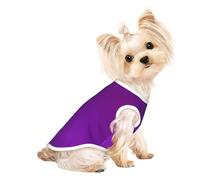 Customized Dog Clothes - Unique Patterned Dog Sweater, Cat Clothes, and More - Perfect for Small to Medium Dogs - Stylish & Comfortable Pet Apparel Dark Purple Color Large