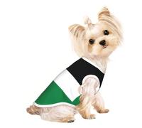 Customized Dog Clothes - Unique Patterned Dog Sweater, Cat Clothes, and More - Perfect for Small to Medium Dogs - Stylish & Comfortable Pet Apparel Flag of Palestine Medium