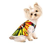 Customized Dog Clothes - Unique Patterned Dog Sweater, Cat Clothes, and More - Perfect for Small to Medium Dogs - Stylish & Comfortable Pet Apparel Colorful Starburst Large