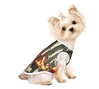 Customized Dog Clothes - Unique Patterned Dog Sweater, Cat Clothes, and More - Perfect for Small to Medium Dogs - Stylish & Comfortable Pet Apparel Fantasy Art Fire Dragon Large
