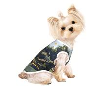 Customized Dog Sweaters For Small & Medium Dogs - Unique Designs, Soft Polyester Fleece, Perfect For Surgery Recovery & Daily Wear Virtual Landscape Painting M