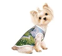 Customized Dog Sweaters For Small & Medium Dogs - Unique Designs, Soft Polyester Fleece, Perfect For Surgery Recovery & Daily Wear Fairy Tale Cottage S