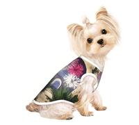 Customized Dog Sweaters for Small & Medium Dogs - Unique Designs, Soft Polyester Fleece, Perfect for Surgery Recovery & Daily Wear Fireworks Inside the Arch Large