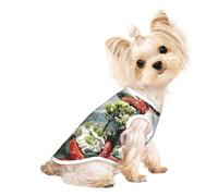 Customized Dog Sweaters For Small & Medium Dogs - Unique Designs, Soft Polyester Fleece, Perfect For Surgery Recovery & Daily Wear Virtual Landscapepainting M