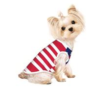 Customized Dog Sweaters For Small & Medium Dogs - Unique Designs, Soft Polyester Fleece, Perfect For Surgery Recovery & Daily Wear Liberian Flag L
