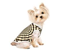 Customized Dog Sweaters For Small & Medium Dogs - Unique Designs, Soft Polyester Fleece, Perfect For Surgery Recovery & Daily Wear Circular Illusion Art L