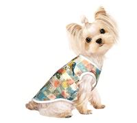 Customized Dog Sweaters for Small & Medium Dogs - Unique Designs, Soft Polyester Fleece, Perfect for Surgery Recovery & Daily Wear Exciting Bird's-Eye Panoramic View Large