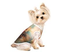 Customized Dog Sweaters For Small & Medium Dogs - Unique Designs, Soft Polyester Fleece, Perfect For Surgery Recovery & Daily Wear Abstract Art L