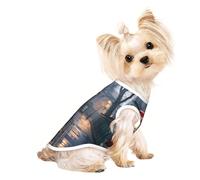 Customized Dog Sweaters for Small & Medium Dogs - Unique Designs, Soft Polyester Fleece, Perfect for Surgery Recovery & Daily Wear Red Telephone Booths on the Streets of London Small