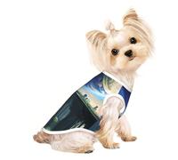 Customized Dog Sweaters for Small & Medium Dogs - Unique Designs, Soft Polyester Fleece, Perfect for Surgery Recovery & Daily Wear Krypton's Dreamlike Space Large
