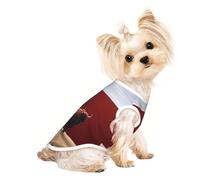 Customized Dog Sweaters For Small & Medium Dogs - Unique Designs, Soft Polyester Fleece, Perfect For Surgery Recovery & Daily Wear The Tauren Under The Red Wall S