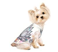 Customized Dog Sweaters for Small & Medium Dogs - Unique Designs, Soft Polyester Fleece, Perfect for Surgery Recovery & Daily Wear Lotus Mandala Medium