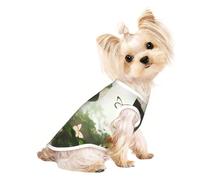 Customized Dog Sweaters for Small & Medium Dogs - Unique Designs, Soft Polyester Fleece, Perfect for Surgery Recovery & Daily Wear Cats in Exotic Jungles Large